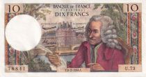 France 10 Francs - Voltaire - 06-02-1964 - Série U.73 - F.62.08