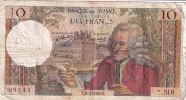 France 10 Francs - Voltaire - 06.11.1969 - Serial Y.518