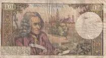 France 10 Francs - Voltaire - 07-09-1972 - Serial E.805 - P.147