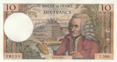 France 10 Francs - Voltaire - 08-05-1970 - S�rie T.588