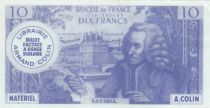 France 10 Francs - Voltaire - Billet scolaire - 1964