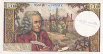 France 10 Francs - Voltaire - Sign Vergnes - 03-06-1971 - Serial M.677 - P.147