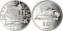 France 10 Francs - World Cup of Football - 1998 - Germany 1997 Silver -  without certificat