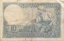France 10 Francs  Minerva 17-12-1936 - Serial N.67592 - F