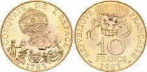 France 10 Francs 200th anniversary of Montgolfier Ballon - 1983