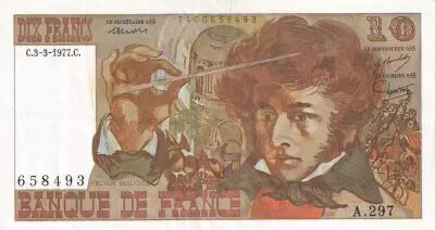 France 10 Francs Berlioz - 03-03-1977 - S�rie A.297