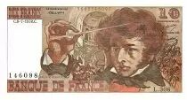France 10 Francs Berlioz - 06.07.1978  - Serial L.306 - Last alphabet - Fay.63.25