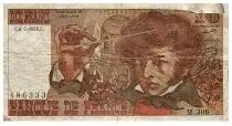 France 10 Francs Berlioz - 06.07.1978  - Serial M.306 - Last alphabet - Fay.63.25