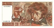 France 10 Francs Berlioz - 07.08.1975  - Serial J.221 - Fay.63.12