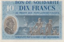 France 10 Francs Bon de Solidarité - 1941-1942 Serial B - WWII - XF