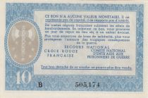 France 10 Francs Bon de Solidarité - 1941-1942 Serial B - WWII - XF