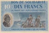 France 10 Francs Bon de Solidarité - 1941-1942 without serial - WWII