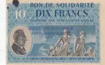 France 10 Francs Bon de Solidarit&eacute; - WWII - 1941-1942 - 0728039