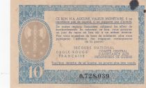 France 10 Francs Bon de Solidarité - WWII - 1941-1942 - 0728039
