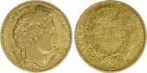 France 10 Francs Ceres - II th Republic 1850 A Paris - Gold