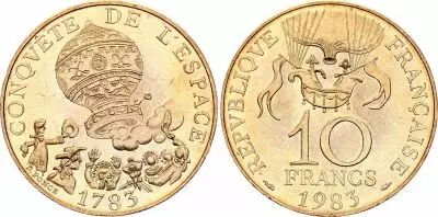 10 Francs Conquête de l'Espace