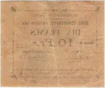 France 10 Francs Dechy City - 1914