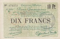 France 10 Francs Douai City - 1916