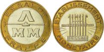France 10 Francs Essai of Coin Pessac 1987