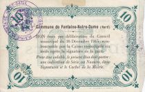 France 10 Francs Fontaine Notre-Dame Commune - 1915