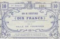 France 10 Francs Fourmies City