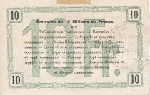 France 10 Francs Fourmies Commune - 1916
