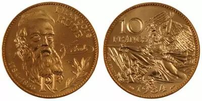 France 10 Francs Fran�ois Rude - 1984