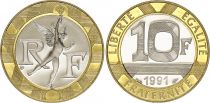 France 10 Francs Génie - 1991 - Frappe BE