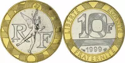 France 10 Francs G�nie de la Bastille - 1999 - BU