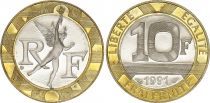 France 10 Francs Genius 1994 - ISSUING OF A FOLDER - SPL