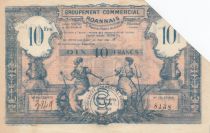 France 10 Francs Groupement Commercial Roannais - 1945 - TTB