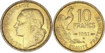 France 10 Francs Guiraud - 1951 B