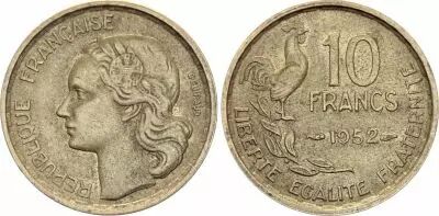 France 10 Francs Guiraud - 1952