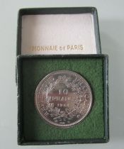 France 10 Francs Hercules - ESSAI 1964 Silver - Mintage 3.500 ex