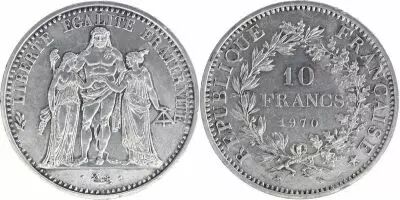 France 10 Francs Hercules -1970