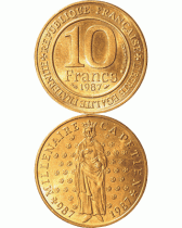 France 10 Francs Hugues Capet FRANCE 1987 (SUP)