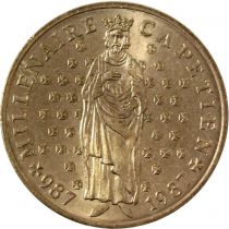 France 10 Francs Hugues Capet Roi de France (987-996) - 1987