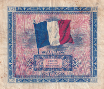 France 10 Francs Impr. américaine (drapeau) - 1944 Sans Série - TTB