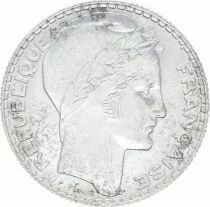 France 10 Francs Laureate head - 1938 Silver