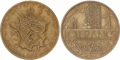 France 10 Francs Mathieu - 1977 - VF