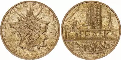 France 10 Francs Mathieu - 1978 - VF
