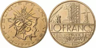 France 10 Francs Mathieu - 1978 Edge B