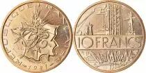 France 10 Francs Mathieu - 1981 Edge A