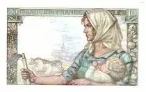 France 10 Francs Miner - 22.06.1944 - Serial E.90 - F.8.12