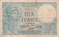 France 10 Francs Minerva -  07-04-1932- - Serial O.64161 - P73