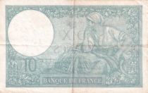 France 10 Francs Minerva -  19-06-1941 - Serial A.84872
