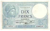 France 10 Francs Minerva - 02-02-1939 - Serial B.68713