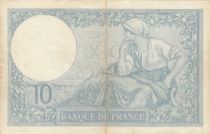 France 10 Francs Minerva - 02-02-1939 - Serial B.68713