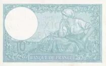 France 10 Francs Minerva - 06-07-1939 - Serial T.74479