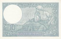 France 10 Francs Minerva - 12-10-1939 - Serial B.74075